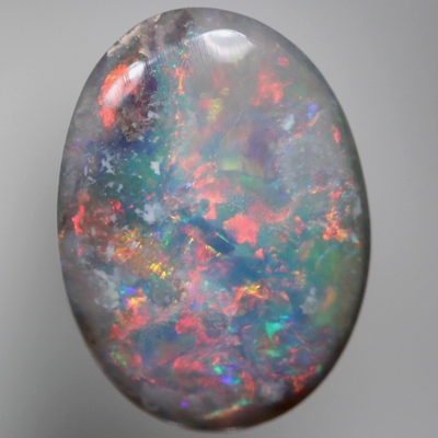 SOLID SEMI BLACK OPAL Bright rolling flashes 